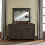 Thornwood Hills King Bookcase Bed, Dresser & Mirror, Chest - Image 2