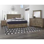 Cool Rustic Queen Mansion Bed With Footboard Storage - Image 6