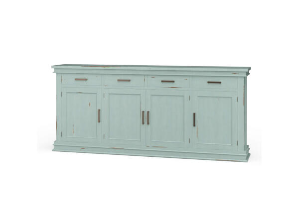 Williamson Sideboard W/ 4 Doors Dining Storage Blue