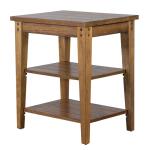 Lake House Tiered Table End tables Brown 12