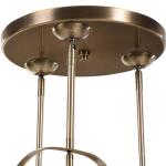 Mimas, 3 Lt Cluster Pendant Lighting Brass 17