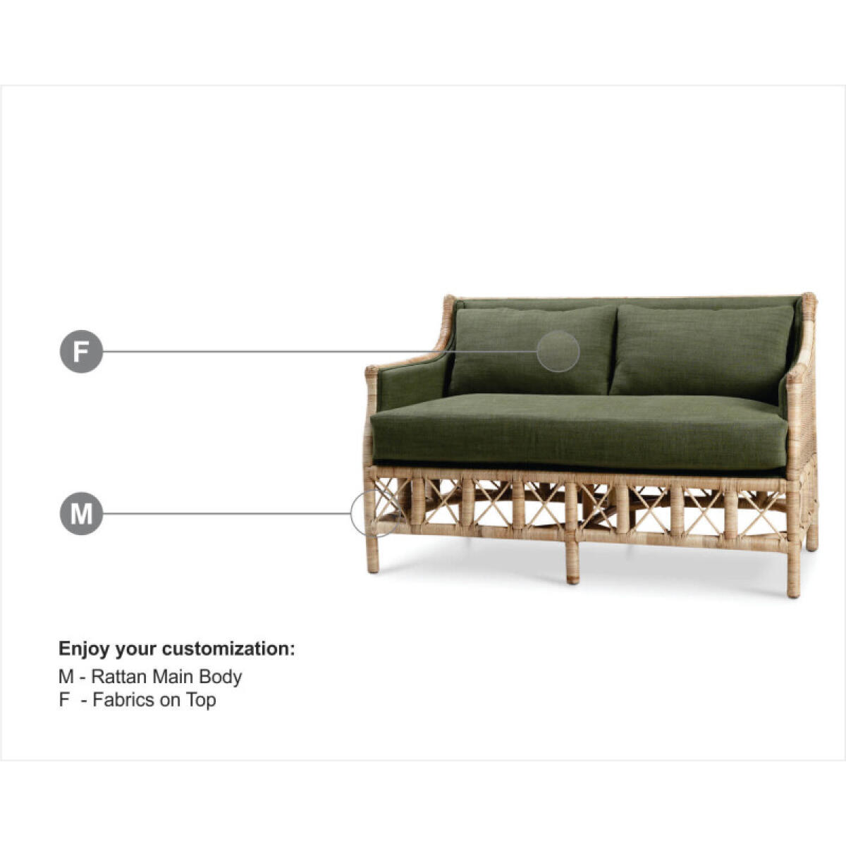 64553e8964f6787dec9e773dde2183b8 Rabana Rattan Loveseat - Image 1