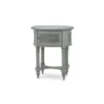 Montego Side Table W/ Rattan Door - Image 5