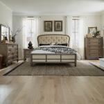 Americana Farmhouse Queen Shelter Bed, Dresser & Mirror, Chest, Night Stand