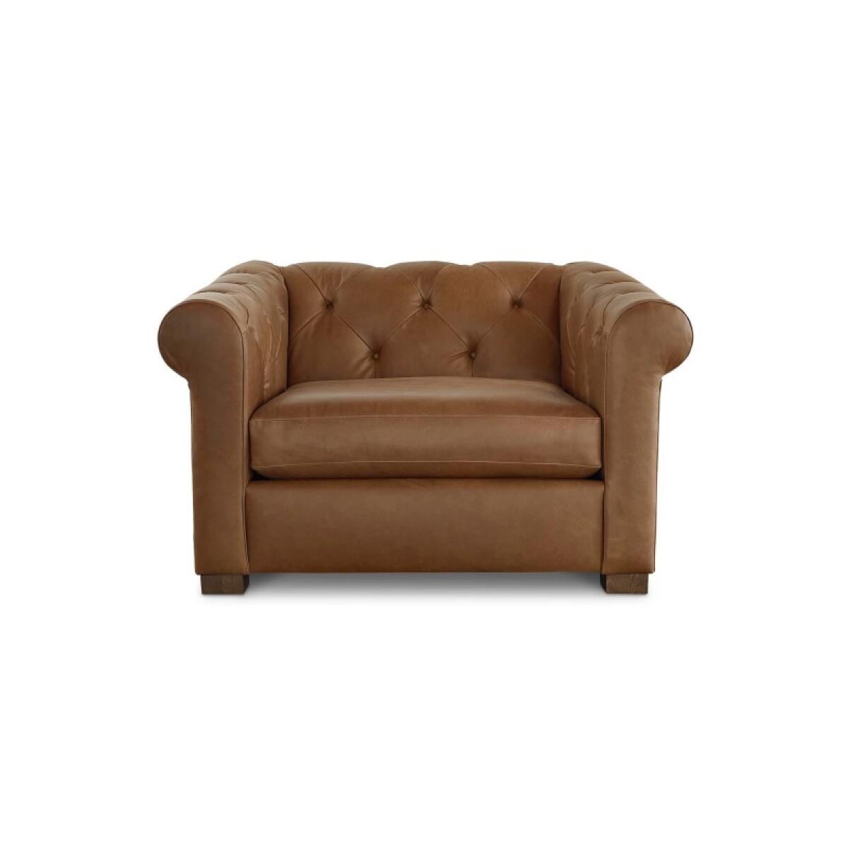 64e8c50d8c87fa93ee047270a62f9371 Jamestown Leather Chair - Image 1