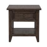 Paradise Valley Rectangular End Table End tables Brown 16