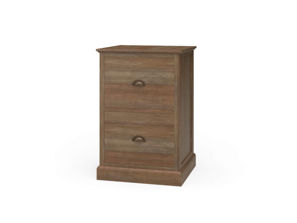 Emerson 2 Drawer Filing Cabinet Office Storage Bramble