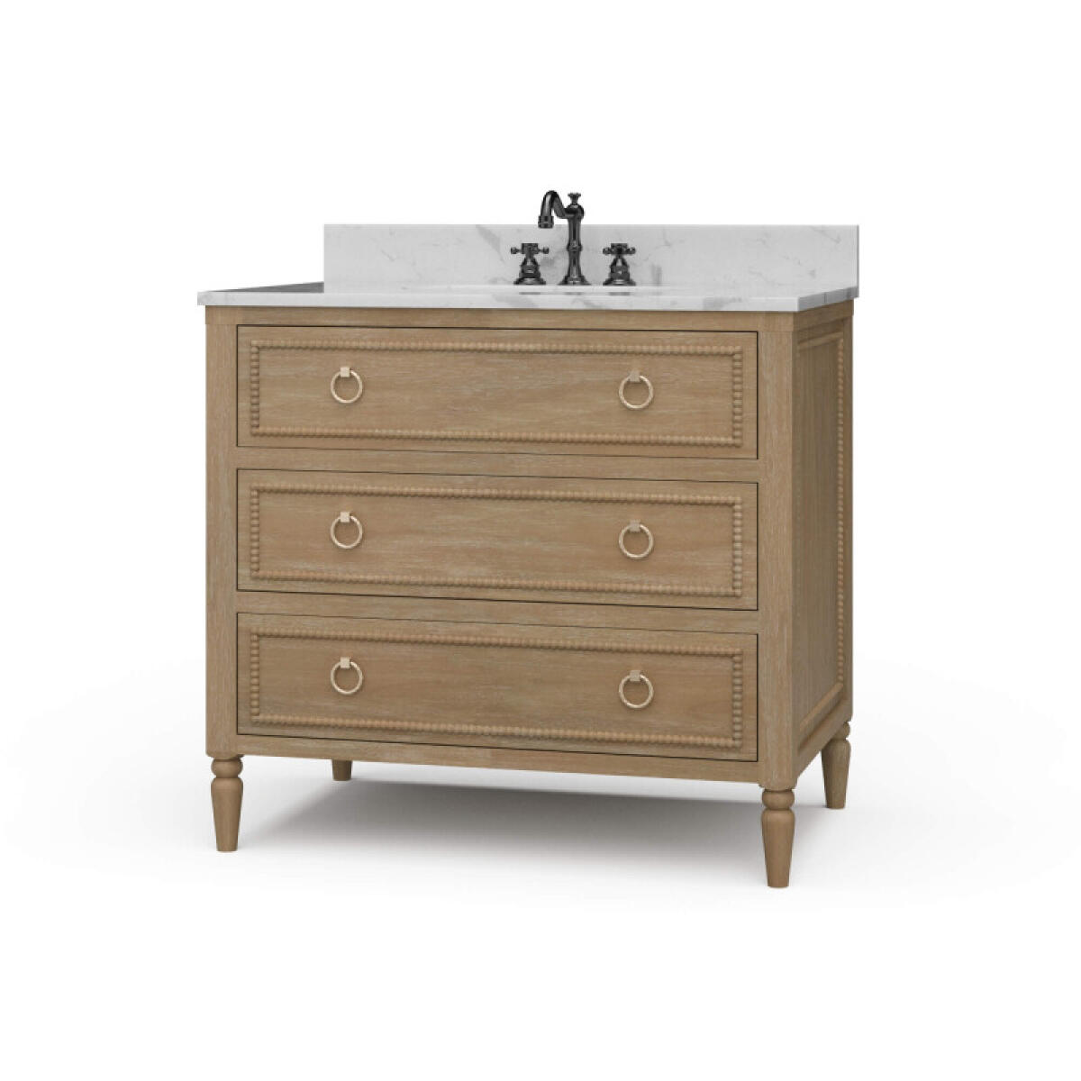 652efa6aaf2ea48819775bcd40e32813 Cholet Single Vanity W/ Sink & Marble Top - Image 1
