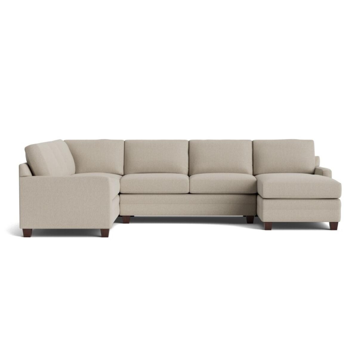 653b3b7ececdd34efa5c578784b59996 Carolina Track Arm U-Shaped Sectional - Image 1