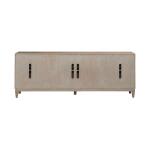 Serenity 82 Inch Accent TV Console Entertainment Stands Brown 28