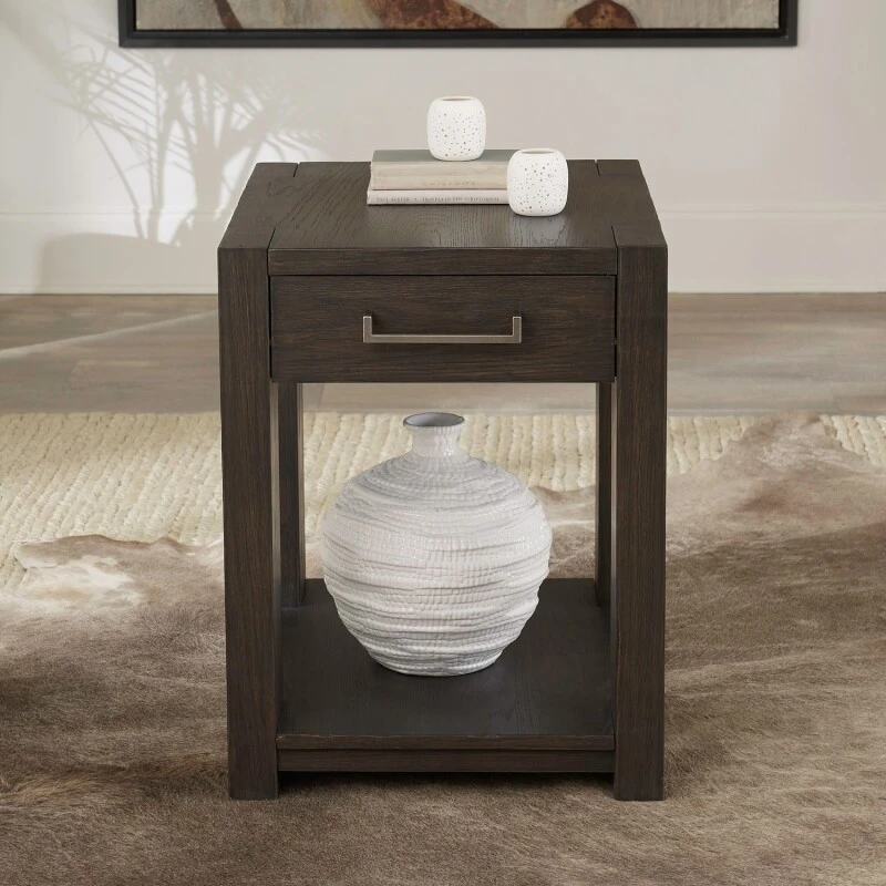 6571410ec350c5652b66afc376c68a96 Lennox Hill Chairside Table - Image 1