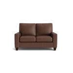 True Custom™ True Custom® Leather Large Track Arm Loveseat
