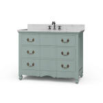 Provence Single Vanity W/ Sink & Marble Top Accent Furniture Accent Furniture 12