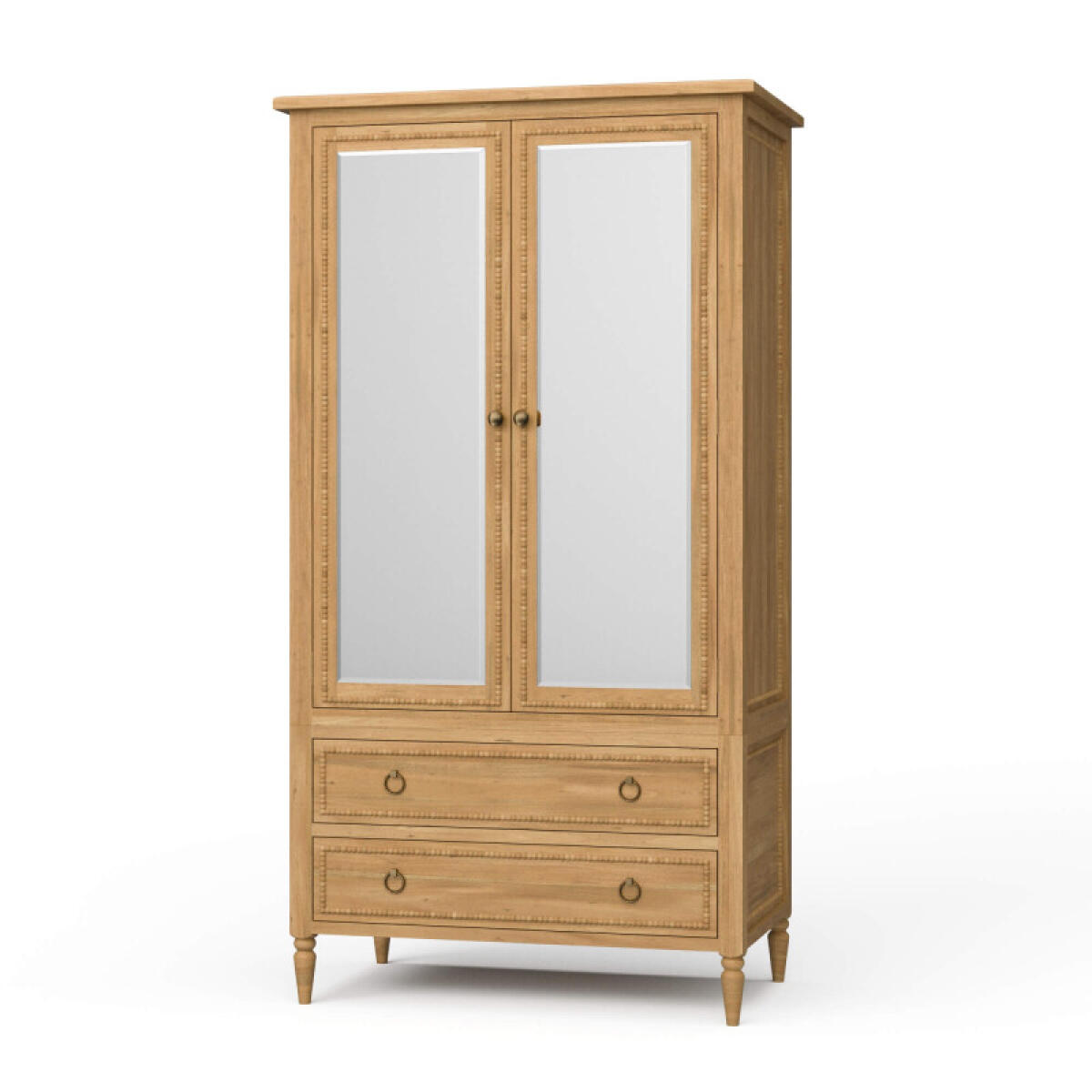 658abce56d3b06abe316c87ff28d72b6 Cholet Wardrobe W/ 2 Drawer - Image 1