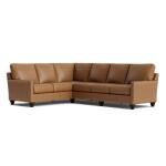 True Custom™ True Custom® Leather Track Arm L-Shaped Sectional