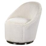 Crue Swivel Chair, Ivory - Image 5