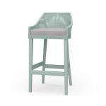 Savanah Rattan Barstool W/ Seat Cushion - Image 2
