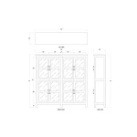 Madrone 8 Door Display Cabinet - Image 8