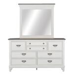 Allyson Park Queen Panel Bed, Dresser & Mirror - Image 4