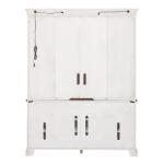Morgan Creek Entertainment Center Entertainment Stands Antique White w/ Wirebrushed Tobacco Accents 15