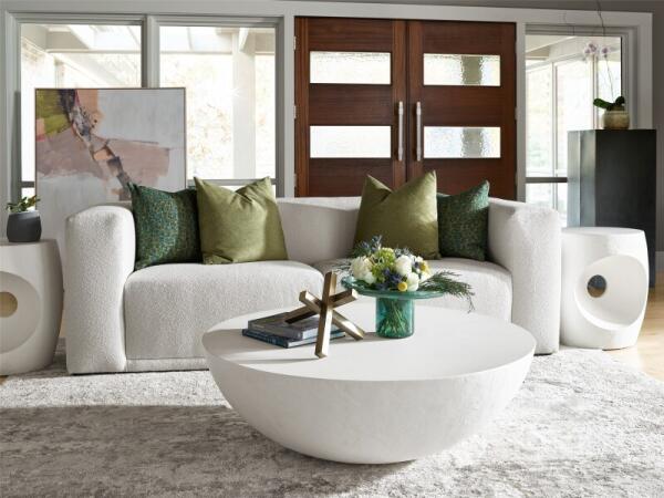 Modern Everdin Cocktail Table Cocktail & Coffee Tables Abaco White