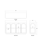 Vannes Crescent Console - Image 8