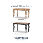 Chimney Leg Counter Height Table Barnwood Oak And Kettle Black CLH4016-923 - Image 14