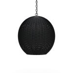 Ball Rattan Pendant Lighting Black 20