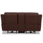 Avery Loveseat w/Console P2 – Cognac Loveseats Brown 21