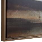 Splash Of Land Framed Canvas - Image 5