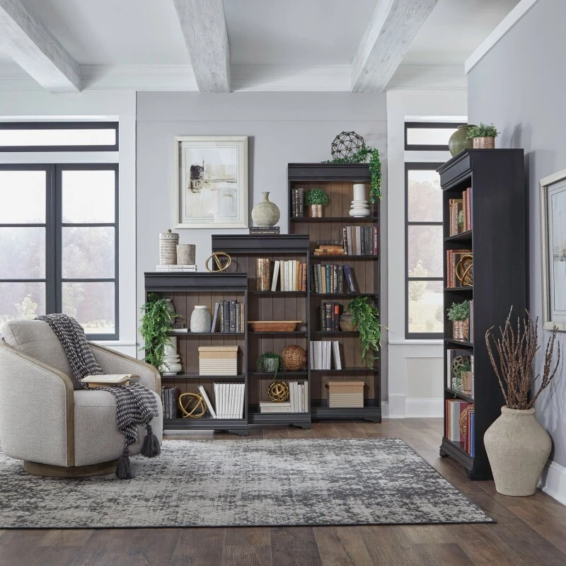 676dce8d013d586dc8bb5e9914856ace Meritage Stepped Bookcase Wall - Image 1