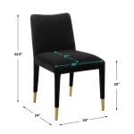 Conifer Dining Chair, Onyx, 2 Per Box, Priced Each - Image 10