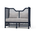 Rabana High Back Rattan Loveseat - Image 11