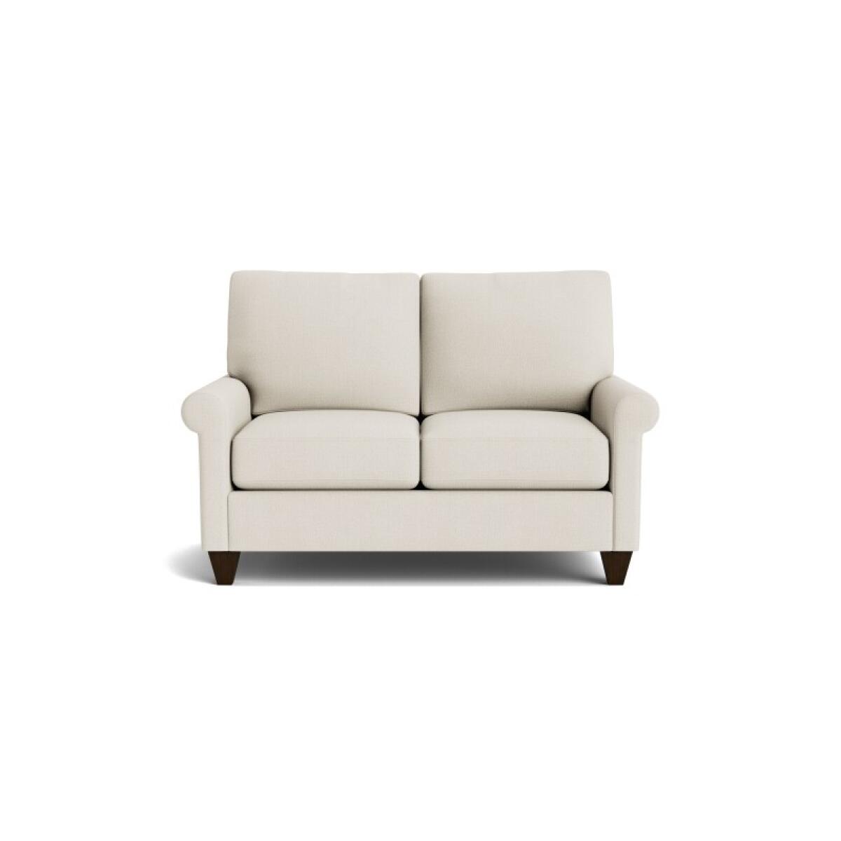 67a39ed551652decf7c3c38a5fb6b9a3 True Custom™ True Custom® Roll Arm Loveseat - Image 1