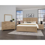 Crafted Cherry By Ben & Erin Napier Cal King Six Panel Bed - Image 4