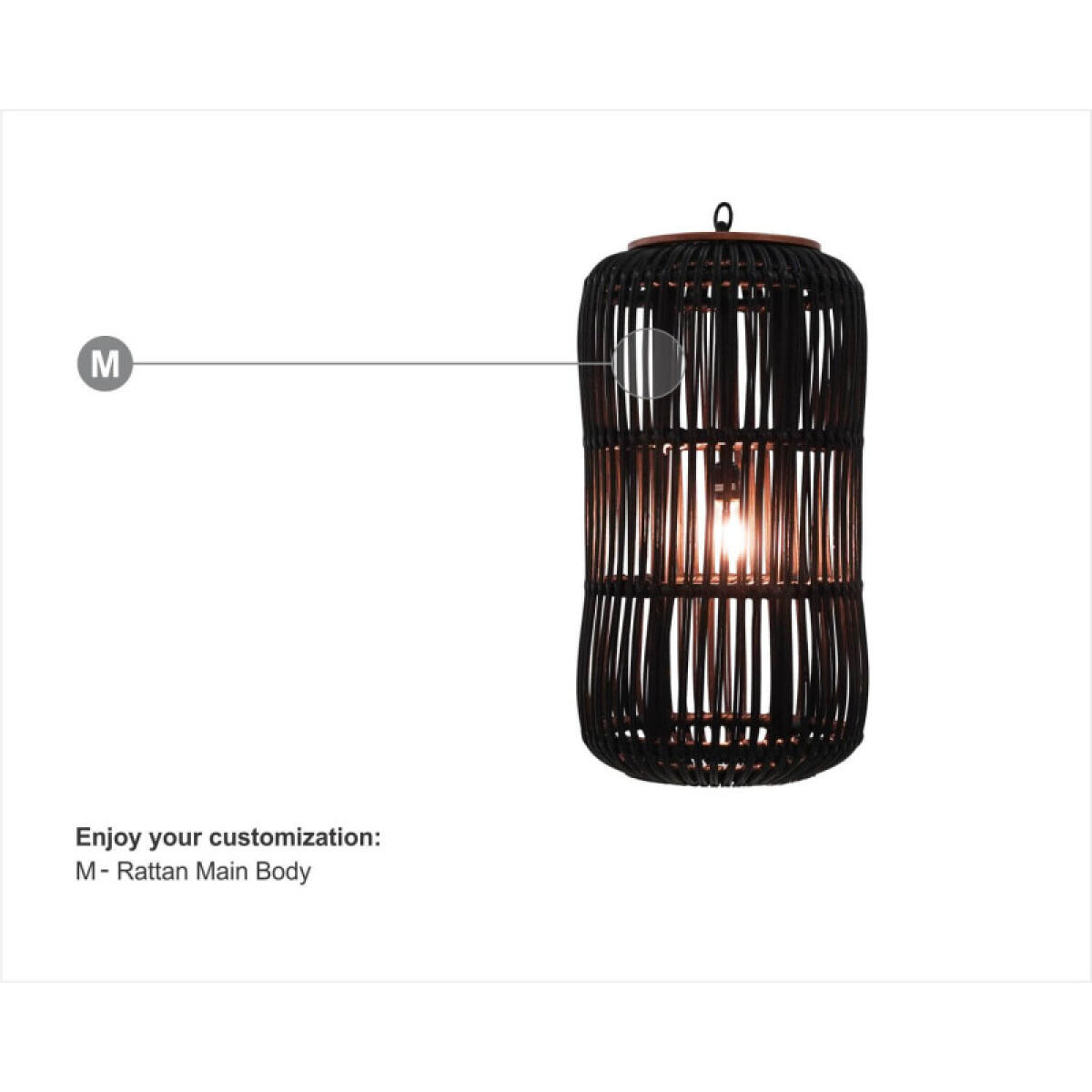 67bae7924f19823e41c50d8835165a0a Oceana Rattan Pendant Large - Image 1