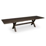 Crossbuck Dining Table with Extendable Leaves Dining Tables Bassett Furniture 16