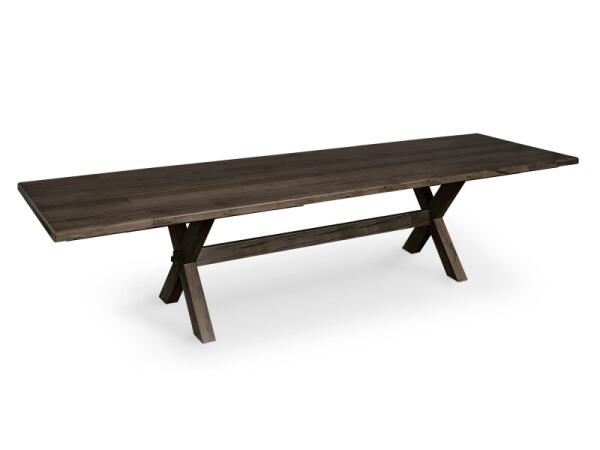 Crossbuck Dining Table with Extendable Leaves Dining Tables Bassett Furniture