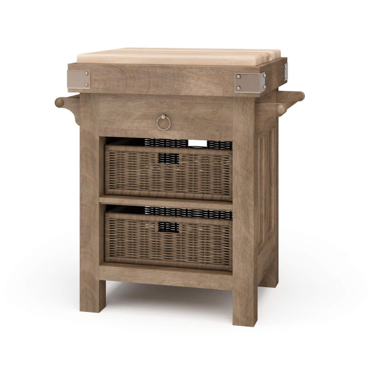 Sonoma Island W/ Rattan Baskets Accent Furniture Accent Furniture 2 Sonoma Island W/ Rattan Baskets Accent Furniture Accent Furniture 2