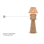 Lovina Rattan Floor Lamp