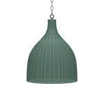 Hampton Rattan Pendant Medium Lighting Bramble 13