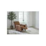 Nelson Leather Sock Arm Lay Flat Power Recliner - Image 3