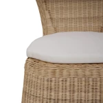 Newport Rattan Dining Chair Chairs & Benches Blue 21