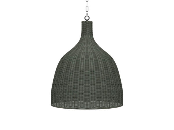 Hampton Rattan Pendant Large Lighting Bramble