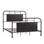 Vintage Series King Metal Bed – Black Beds Beds 9