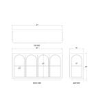 Vannes Crescent Console - Image 9