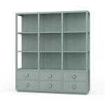 Cohan Open Cabinet W/ 6 Drawers - Image 2