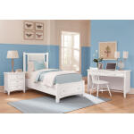 Bonanza TWIN UPHOLSTERED STORAGE BED 3/3 – GREY Beds BB29 White 9