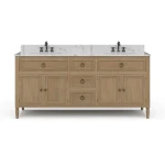 Cholet Double Vanity W/ Sink & Marble Top - Image 4
