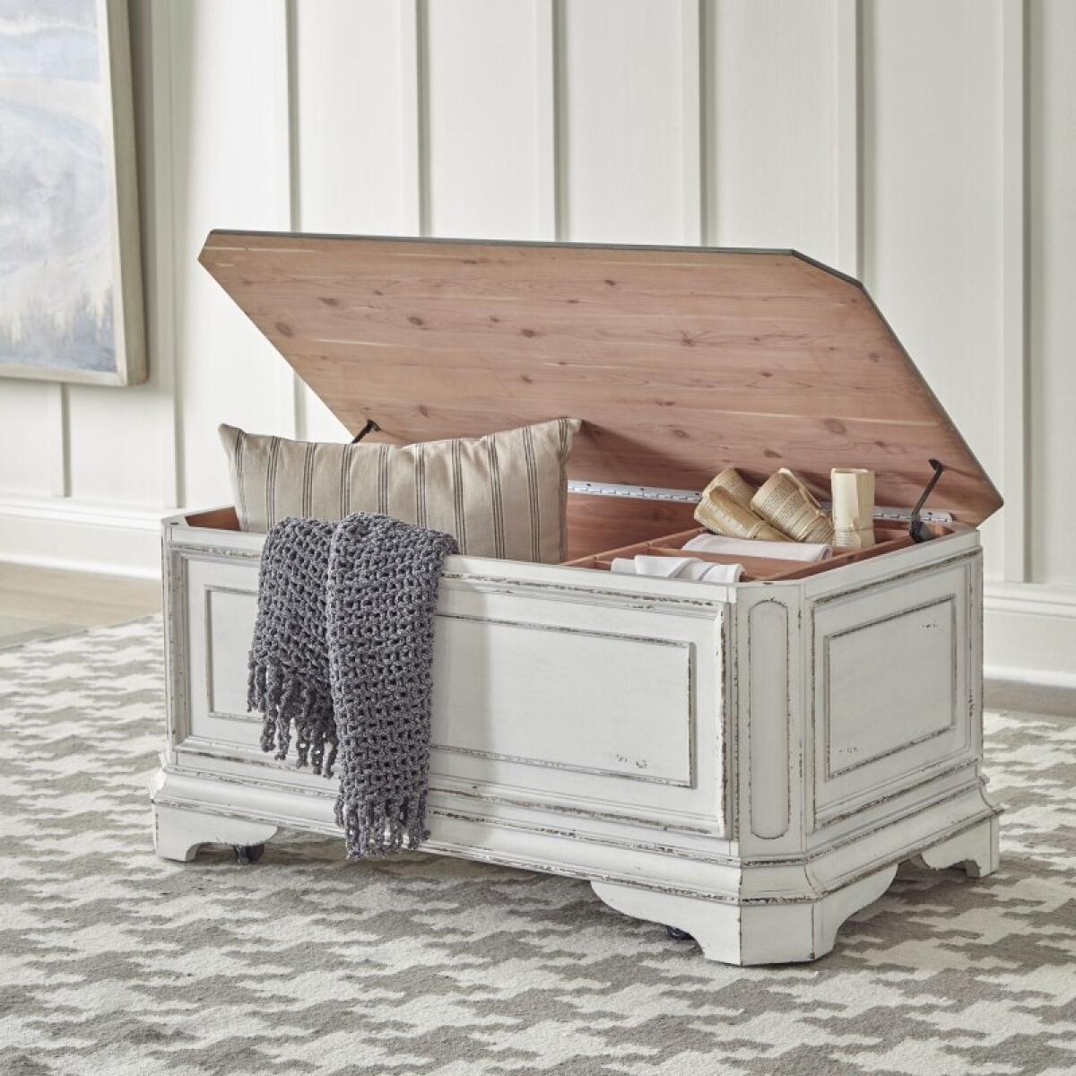6979b52ed549badd431b79a73a51ad6c Magnolia Manor Storage Trunk - Image 1